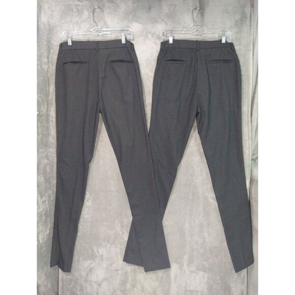 ASOS Design Dress Pants Mens 32x38 Gray Skinny Tapered Leg Mid Rise Flat Front - Picture 2 of 9